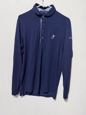 Greyson Long Sleeve Golf Polo Wolf Winged Foot